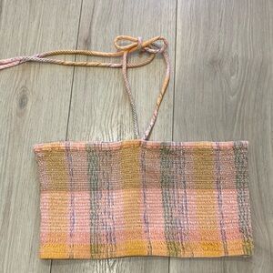 NWOT Waffle Halter Top